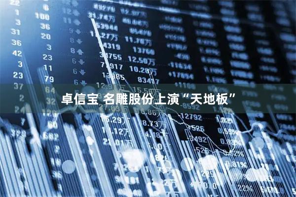 卓信宝 名雕股份上演“天地板”